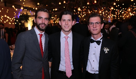  Patricio Maza, Bernardo Kasis y Alejandro Naya.