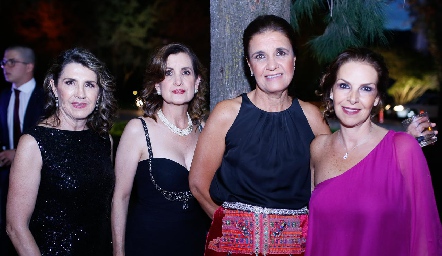  Mayte Bustindui, Mayte Yamín, Maribel Martínez y Malena Hernández.