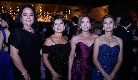  Maricha Gordoa, Cecilia Bremer, Pita Del Valle y Grace Martínez.