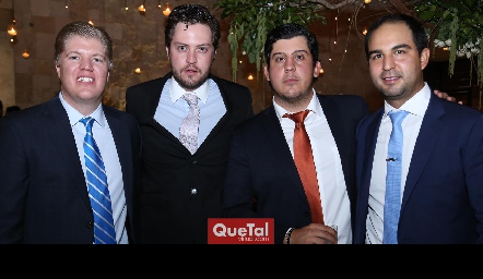  Manuel Zárate, Pato Lozano, Toro Gómez y Rubén Leal.