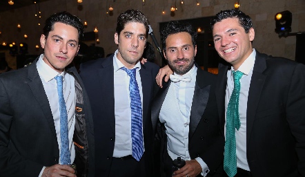  Carlos Jiménez, Quique Díaz, Andrés Alonso y Alejandro.