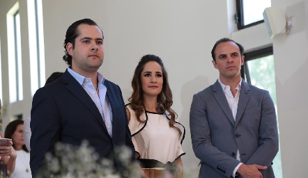  Andrés Mina, Dany Mina y Eduardo Rangel.