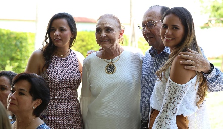 Ceci Dávila, Toyita, Rafael Villalobos y Cristina Dávila.