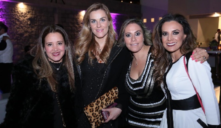  Ale Zuma, Marisol Valladares, Michelle Zarur y Daniela Díaz de León.