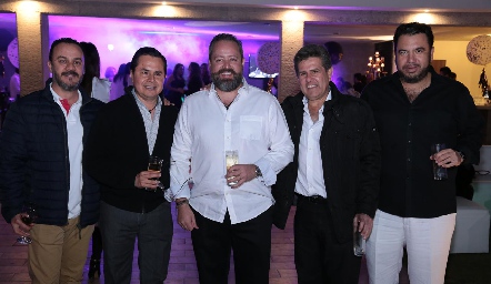  Mariano González, César Malibrán, Daniel Carreras, Galo Galván y Roberto Silva.