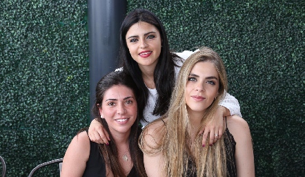  Cristy Lorca, Daniela de los Santos y Claudia Mahbub.