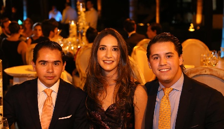  Francisco Zárate, Marisa Espínolo y Mauricio Martínez.