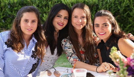  Gaby Franco, Daniela de los Santos, Fernanda Franco e Isabel Rosillo.