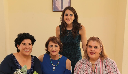 Paola Hernández, Blanca Montelongo, Guadalupe Gutiérrez y Marichuy Gutiérrez.