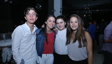  Saad Sarquis, Paty Leos, Chris Cambeses y Alexia Revuelta.