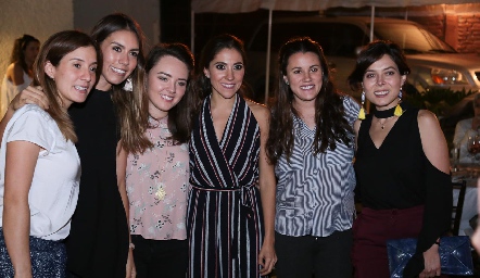  Marianelli Domínguez, Sofía Orozco, Silvana Castro, Sofía Díaz de León, Sofía Villar y Ximena Treviño.