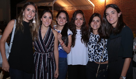  Sofía Orozco, Sofía Díaz de León, Lucy, Katia Gómez, Tere Cadena y Paulina Torres.