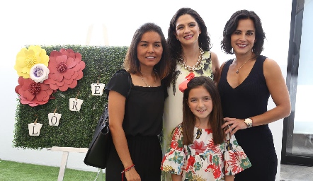  Lorena Torres, Daniela Gutiérrez, Daniela Conde y Anilú Enríquez.