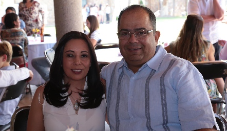 Gloria y Óscar Arauz.