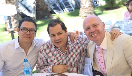  Emanuel Loredo, Pedro Loredo y Jordi Vilet.
