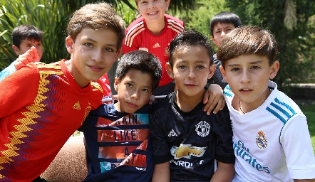 Daniel, Diego, Franco y Alfonso.