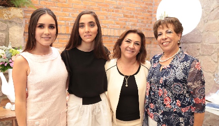 Marijó Villalpando, Moni Villanueva, Tina Moreno y Bertha de la O.