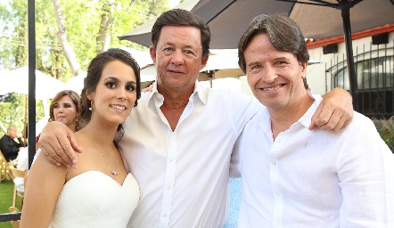 María Gutiérrez, Carlos López y Tito Herrera.