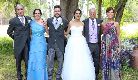  Rogelio Pacheco, Alicia Somohano, Rogelio Pacheco, María Gutiérrez, Salvador Gutiérrez y Sofía Corripio.