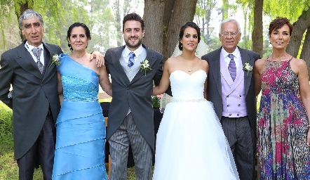  Rogelio Pacheco, Alicia Somohano, Rogelio Pacheco, María Gutiérrez, Salvador Gutiérrez y Sofía Corripio.