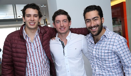  Benjamín Martín Alba, Diego Cerecedo y Oscar Cadena.