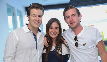  Gastón Lozano, Alejandra Ascanio y Marco Ciuffardi.