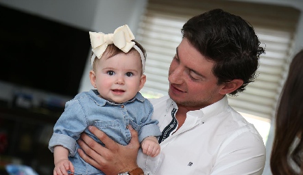  Diego Cerecedo con su sobrina Almudena.