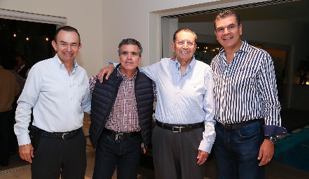  Alejandro Pérez, Luis Motilla, Juan Espinosa y Javier Tobías.