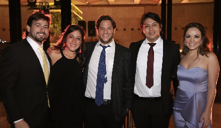  Óscar Iván, Sofía, Mauricio Uriel, Juan Manuel Téllez y Ali Díaz Infante.