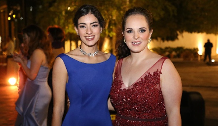  Montse Madrigal y Andrea Díaz Infante.