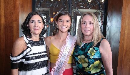  Marcela Valle, Marcela Zacarías y Gina Belgoder.