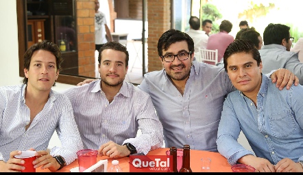 Mauricio Dibildox, Juan Pablo, Apóstulos y  Edgardo Longoria.