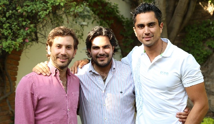  Andrés Torres, Anuar Zarur y Gerardo González.