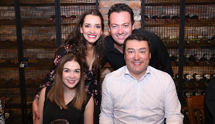  Paloma González, Ulises Artolózaga, Geo Rivera y Emilio Ramírez.
