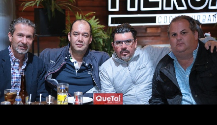  Luis Medlich, Omar Abud, Guillermo Cárdenas y Jorge Matuk.