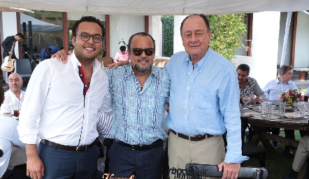  Xavier Campos, Xavier Campos y Ezequiel Escartín.