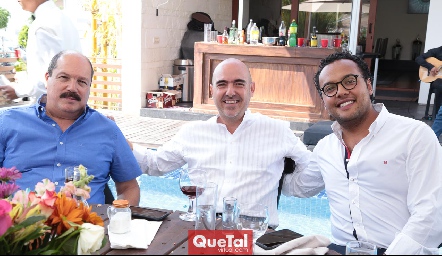  Oscar Torres, Yusif Hallal y Xavier Campos.