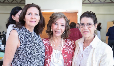  Lila Ahumada, Carmela Alonso y Elba Esther Villalobos.