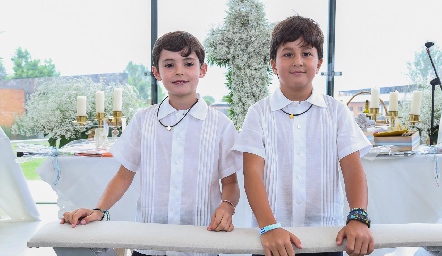  Gabriel de la Maza y Carlos de los Santos.