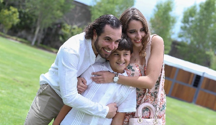  Marcelo, Ana Paula y Carlos de los Santos.