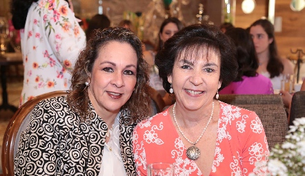  Lila González Ramírez y Rosa María Maza de Mejía.
