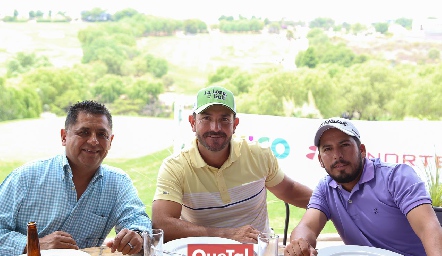  Felipe Guerrero, Armando López y Juan Pablo Solis.
