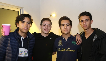  Oscar Medina, Mariano Echavarría, Alberto Ayala y Santiago Pérez.