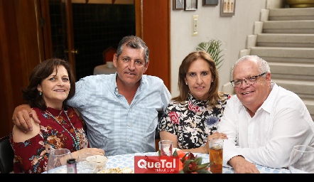  Fabiola González, Pablo Madrid, Dolores Arredondo y Alejandro Villanueva.