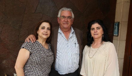  Susana Gaviño, Luis Felipe Mendizábal y Marisol Acebo.