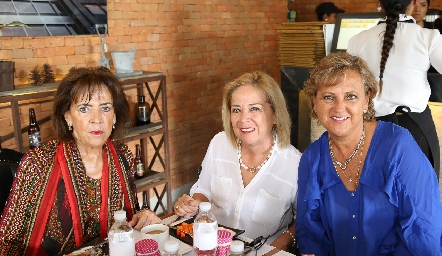  Blanca María Valle, Ana Lu Medina y Patricia Ress.