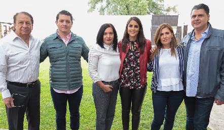  Nacho Puente, Nacho Puente, Becky de Puente, Paola Hernández, Damaris y Vale Hernández.