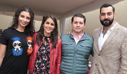  Silvia Lárraga, Paola Hernández, Nacho Puente y Omar Ortega.