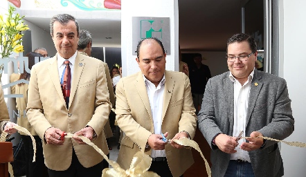 Jorge Coleff, Jesús Leija y Pablo Saavedra.