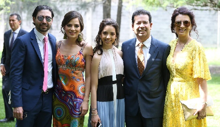  Mauricio Zollino, Andrea Hernández, Ximena Hernández, Héctor Hernández y Rosy Vázquez.